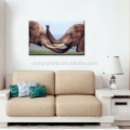 Hot Selling Elephant Love Picture Canvas Painting Wall Decor Canvas Art For Bedroom